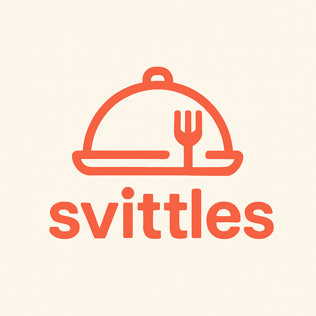 A mockup of the Svittles food ordering application